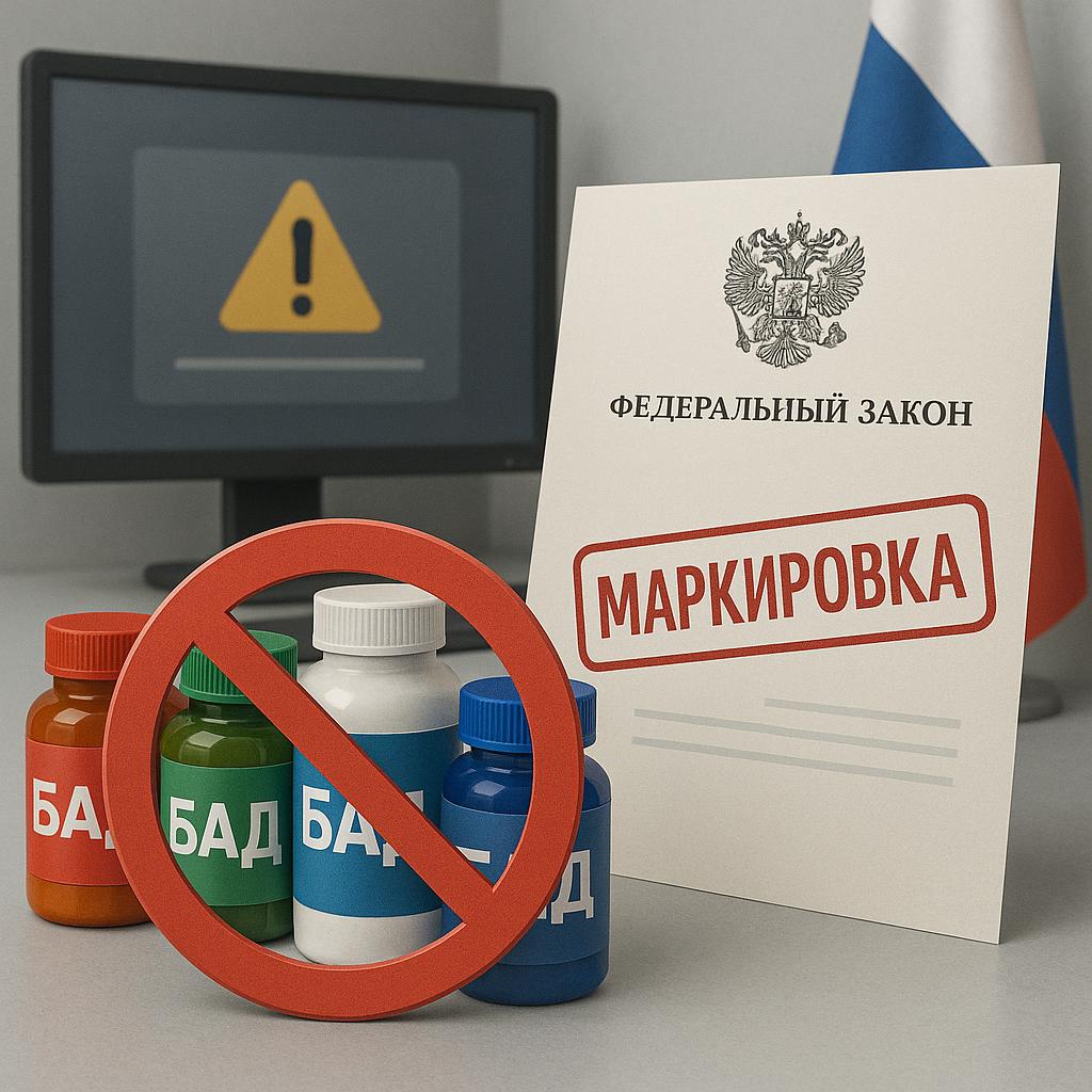 Продающие БАДы без маркировки сайты будут блокировать