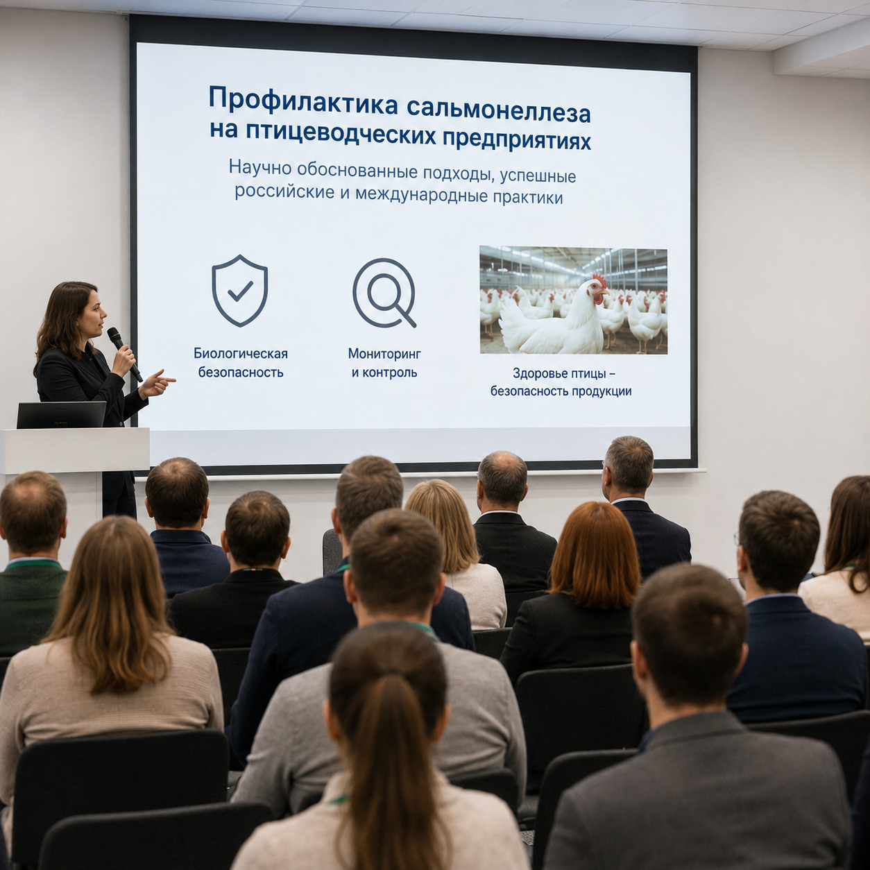 Семинар для птицеводческих предприятий: профилактика сальмонеллеза – научно обоснованные подходы, успешные российские и международные практики