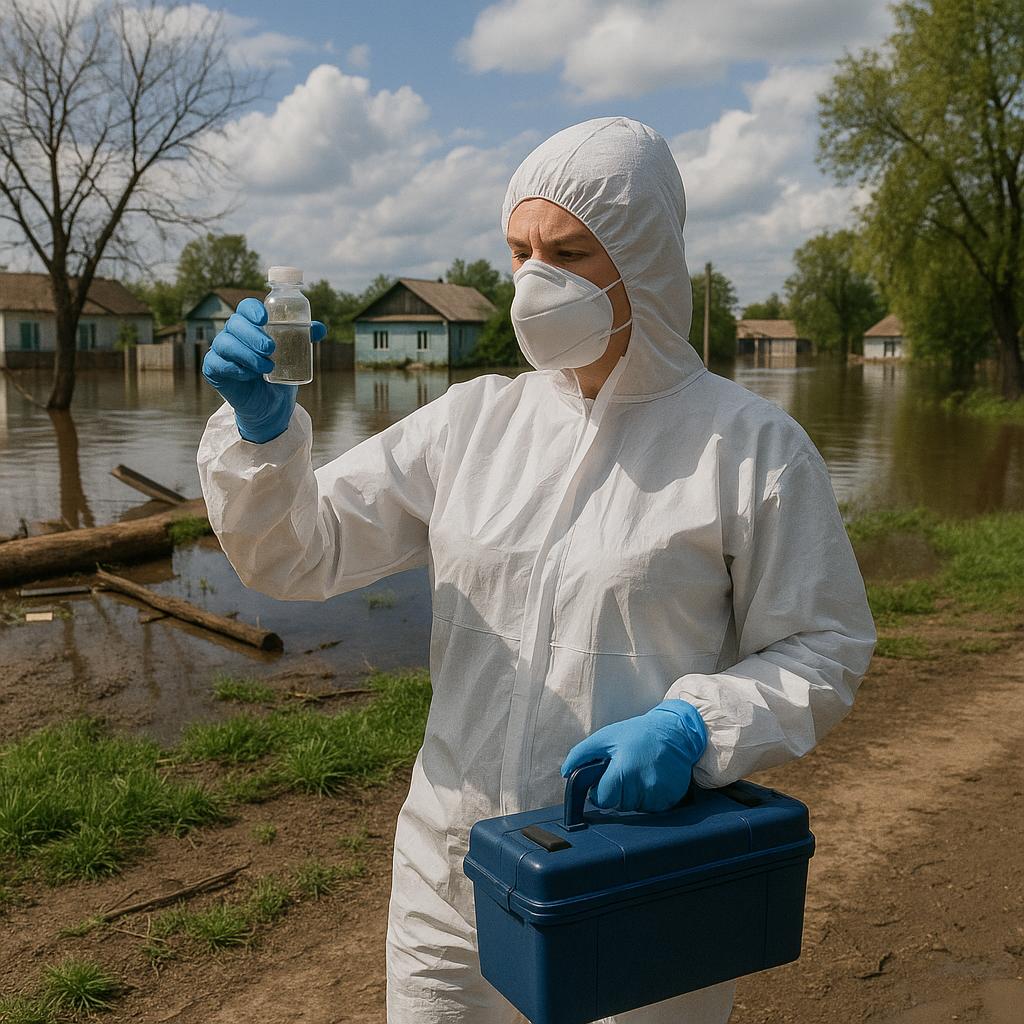 Роспотребнадзор контролирует эпидобстановку в трех подтопленных регионах